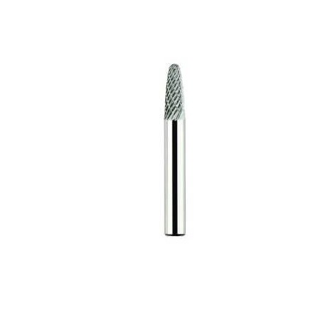Morse Carbide Burr, Premium, Series 5970, Radius, 18 Head Dia, 12 Length of Cut, 2 Overall Length, T 59912